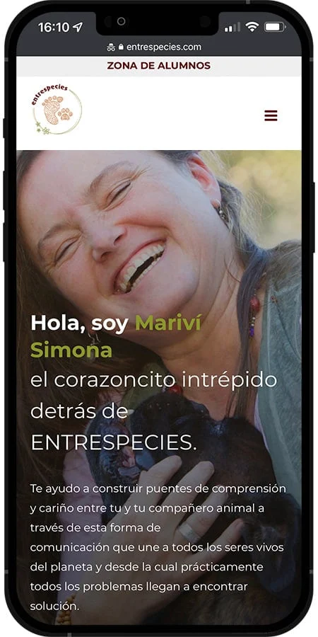 Versión móvil de Entrespecies