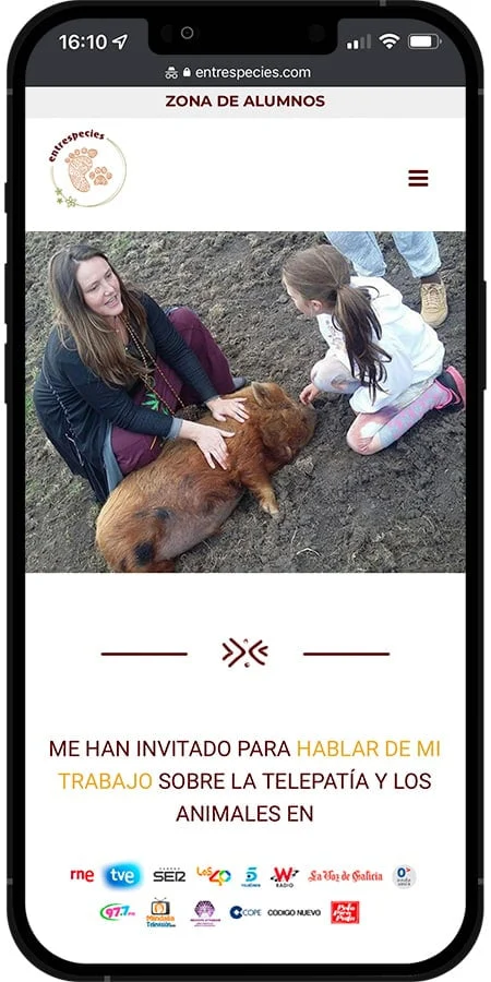 Versión móvil de Entrespecies
