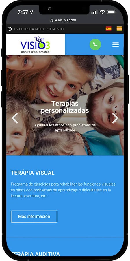 Versión móvil de Visio3