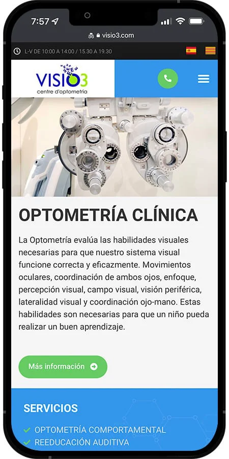 Versión móvil de Visio3