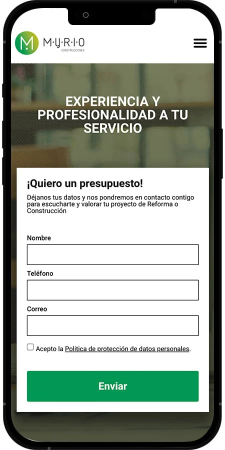 Versión móvil de Myrio