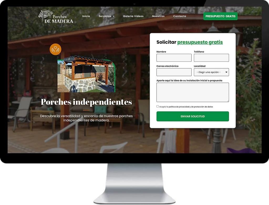 Porches de madera
