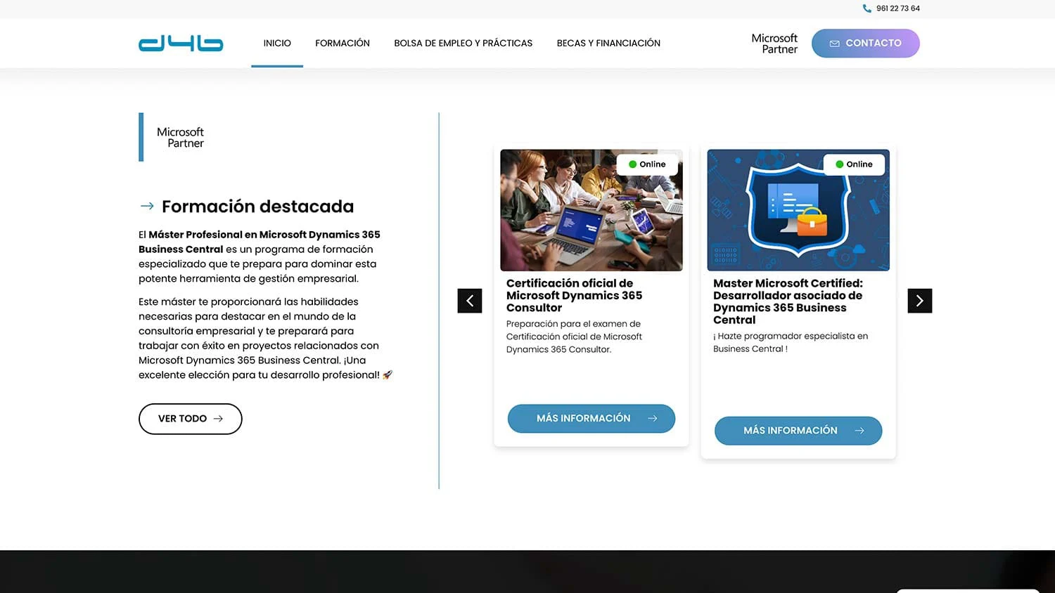 Captura de d4b Academy