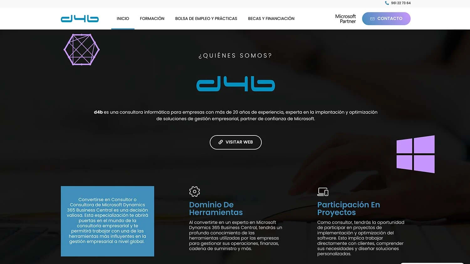 Captura de d4b Academy