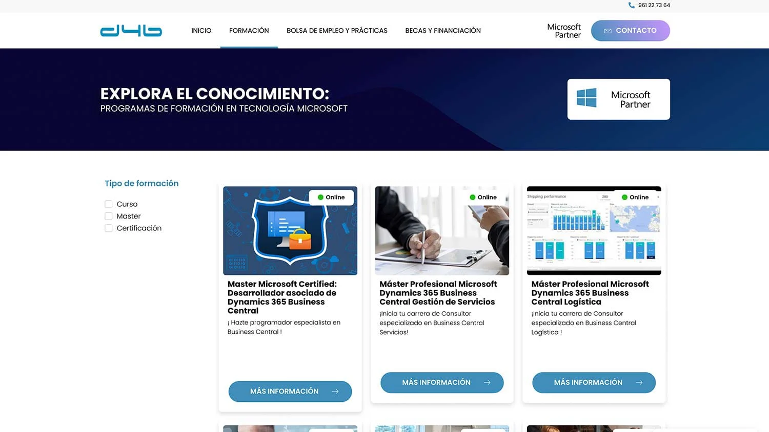 Captura de d4b Academy