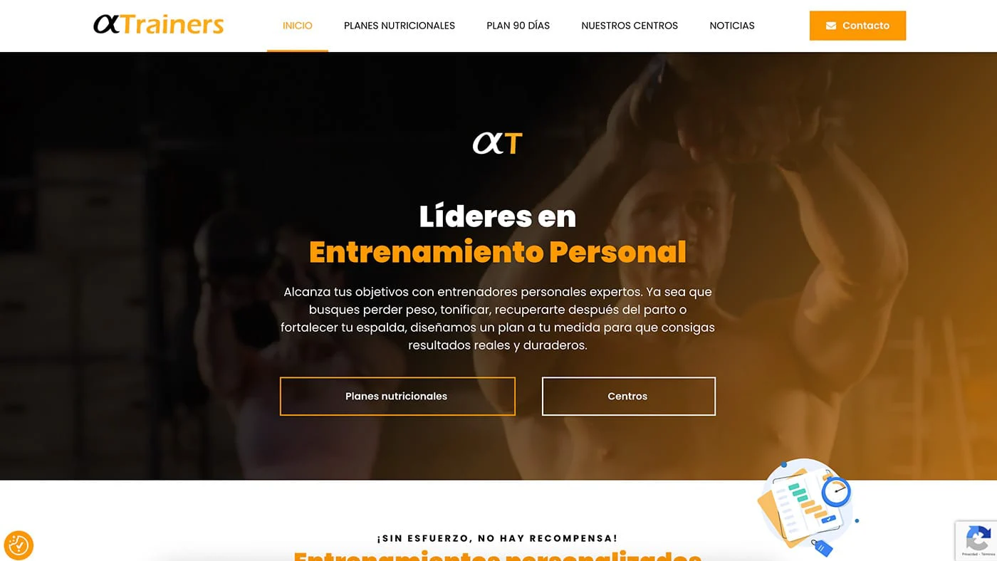 Captura de Alfa Trainers