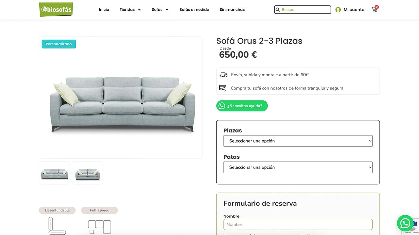 Captura de Biosofás