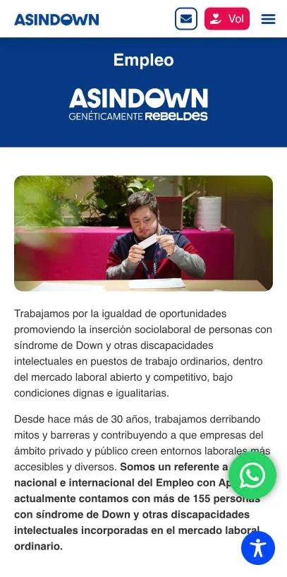 Versión móvil de Asindown