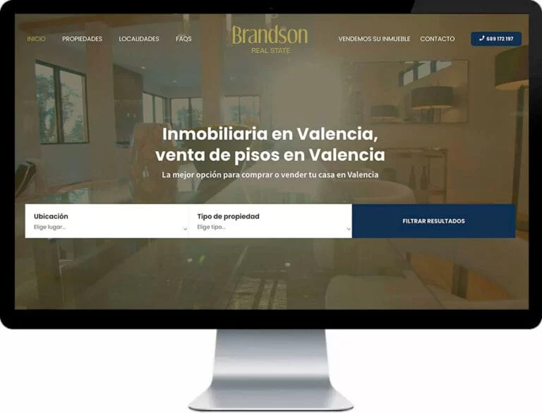 Brandson Realestate - Diseño web
