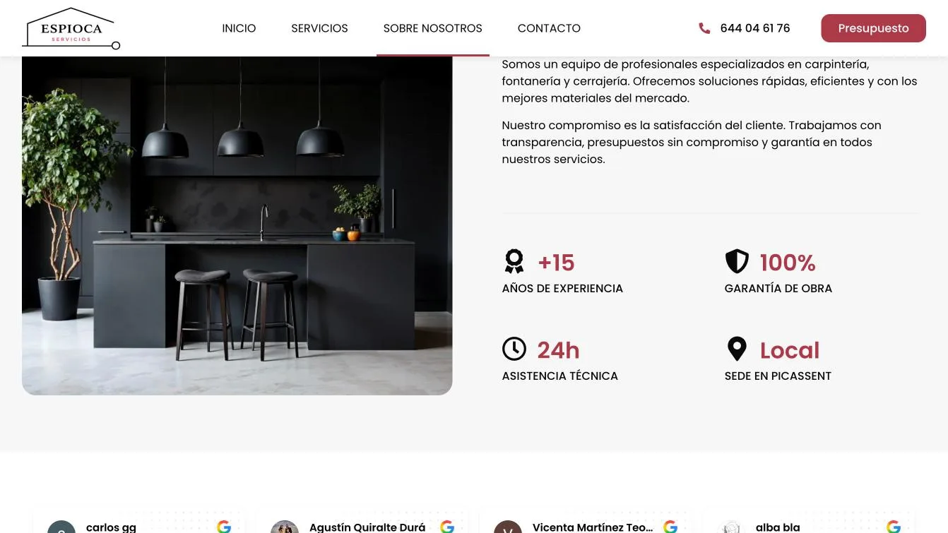 Captura de Espioca Servicios
