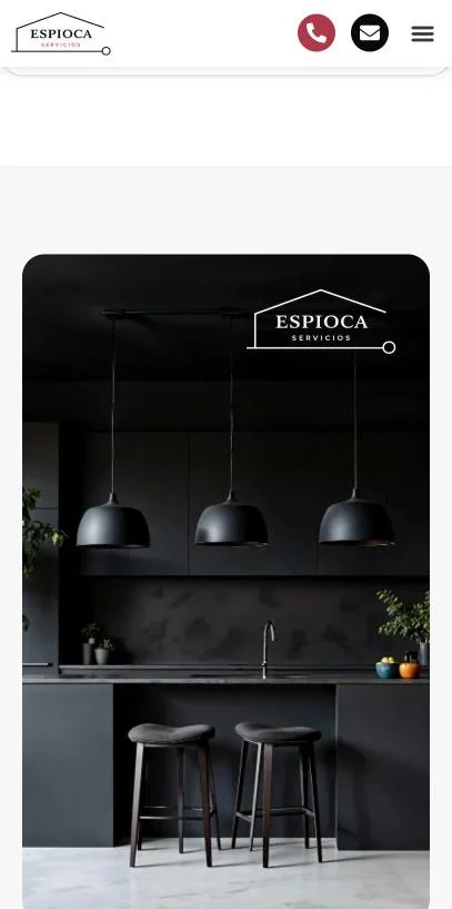 Versión móvil de Espioca Servicios