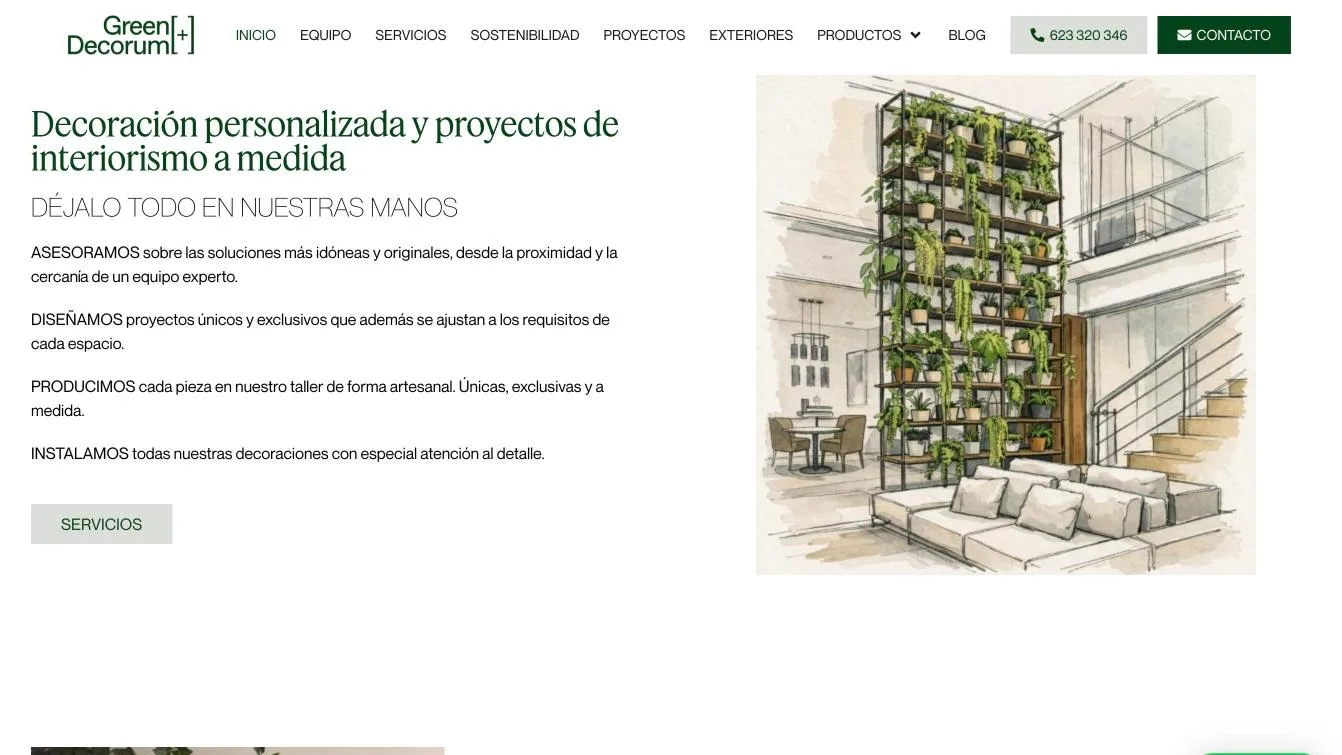 Captura de Green+Decorum